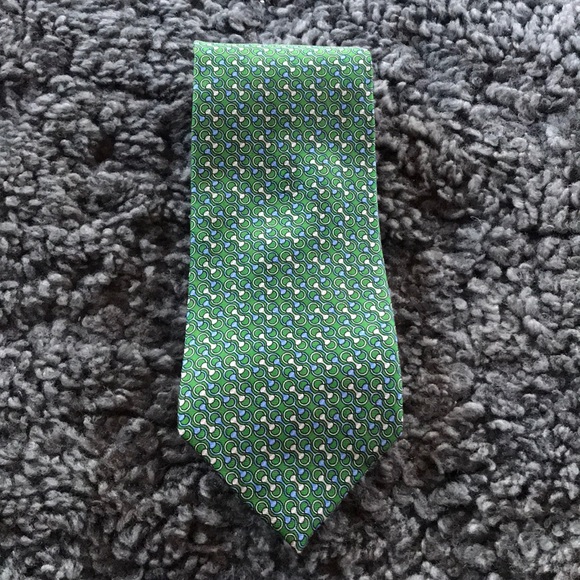 Brooks Brothers Other - Brooks Brothers Green Horsebit Silk Tie